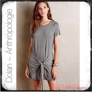 Anthropologie DOLAN Anthropologie Navy Microstripe Tie Dress NWT